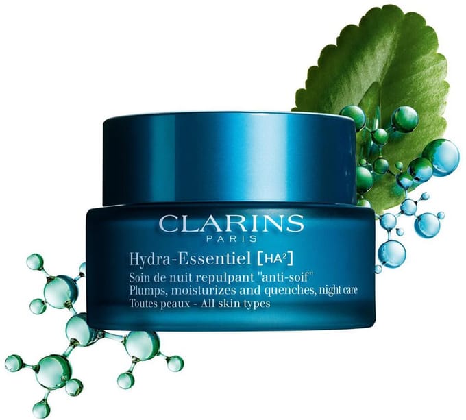 Clarins Hydra-Essentiel Moisturizing Night Cream - alle huidtypes - 50 ml