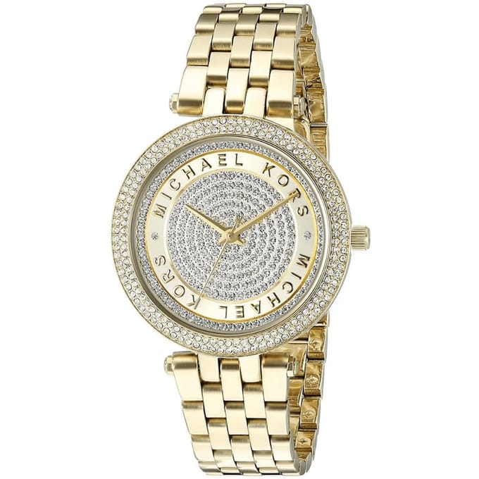 Montre pour femme Michael Kors MK3445 Mini Darci 33mm or