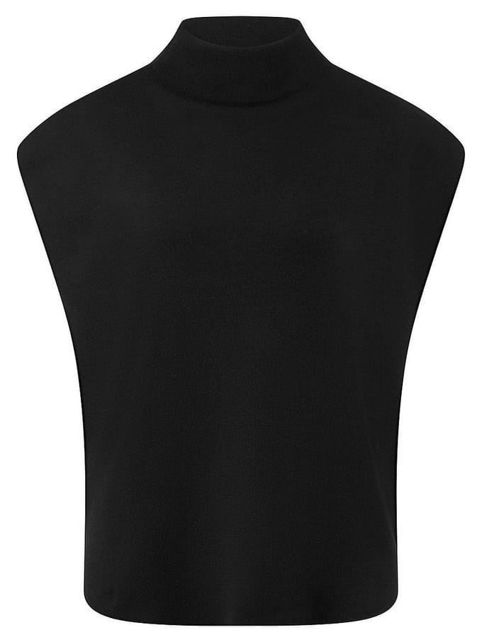 Sweatervest Van Peter Hahn zwart
