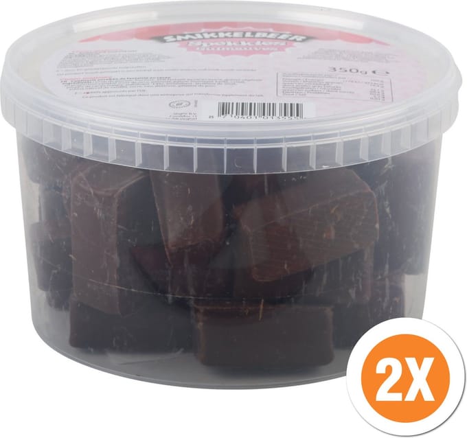 Smikkelbeer - Choco Mallows - 2x350 Gram - Silo's - Chocolade Marshmallows - Voordeelverpakking