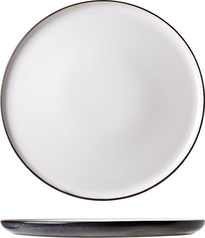Cosy&Trendy Ciel Blanc Plat Bord - Ø 27.5 cm - Set-4