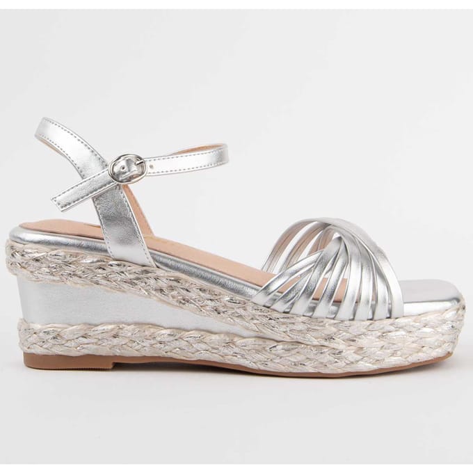 Sandalia De Cuña Para Mujer. Montevita Salia4 102969 38 zilver