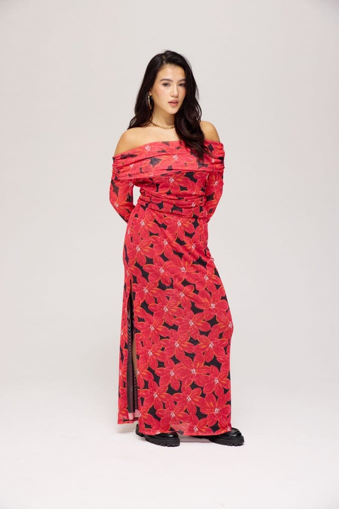 Harper & Yve Leny-sk Rokken Dames - Rood - Maat XS