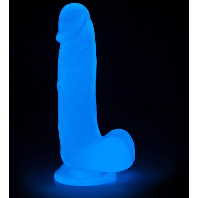 LoveToy - Lumino Play Dildo 19 cm - Glow in the Dark