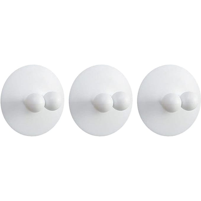3PCS Crochet de Rangement Mural Sans Perforation Avec Ventouse Support de Rangement Universel pour Épicerie Porte-Brosse à Dents Livraison Directe CHINA