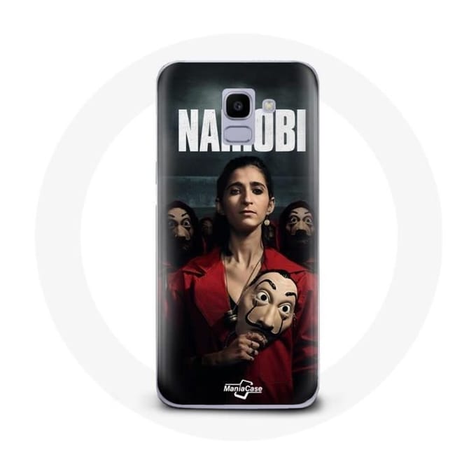 Coque pour Samsung Galaxy A6 2018 La casa de papel Nairobi Saison 4