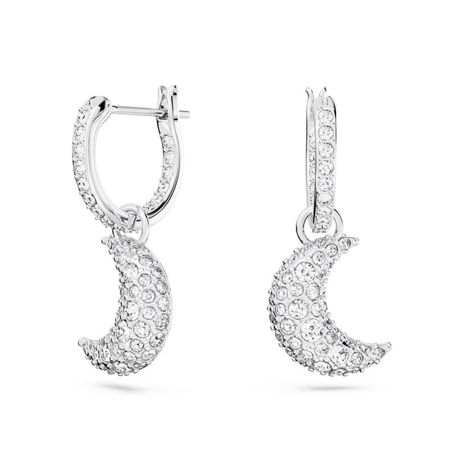 Swarovski Luna 5666157 - Dames - Oorbellen - Zilver