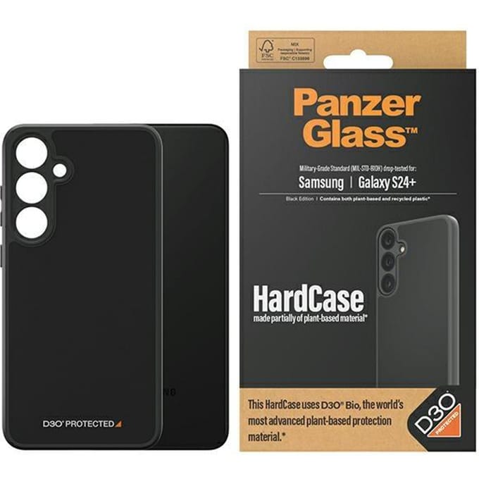 PanzerGlass Samsung Galaxy S24 Plus HardCase with D30 - Zwart