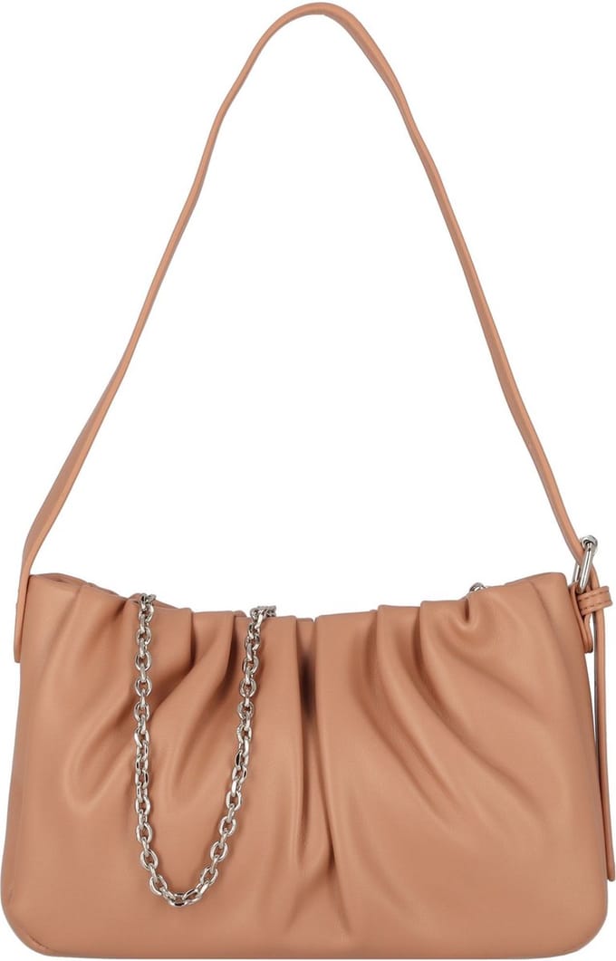 SEIDENFELT MANUFAKTUR Schoudertas Auri Crossbody Dune Lichtbruin