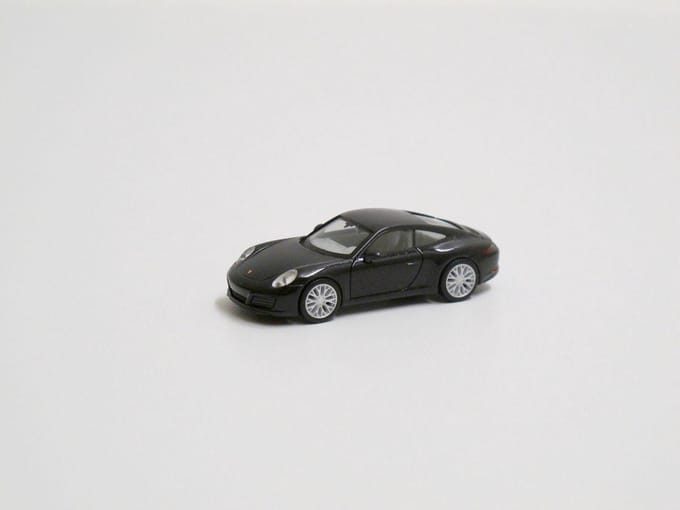 Herpa 1/87 Porsche 991 Carrera 4S,  zwart metallic