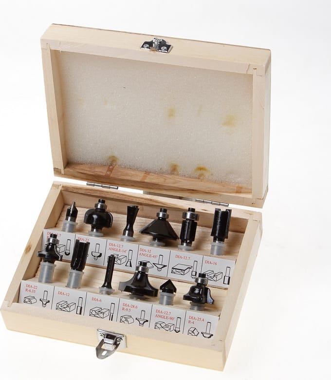 RvS Tools Frezenset 12-delig HM 8mm - SH08IT