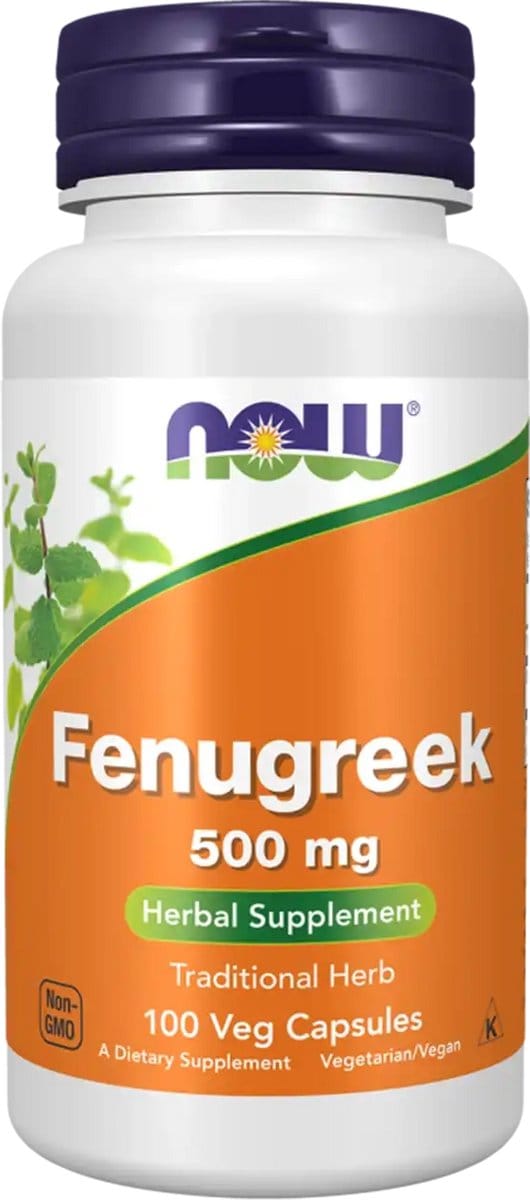 NOW Foods - Fenugreek 500mg - 100 capsules