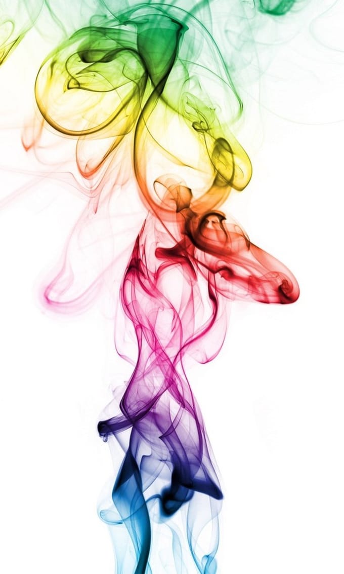 Fotobehang - Warm Smoke 150x250cm - Vliesbehang