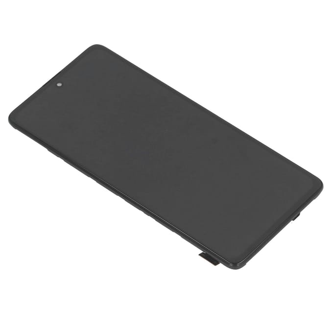 Remplacement d'écran avec outils de réparation d'empreintes digitales, écran tactile pour Galaxy A71 A715 black