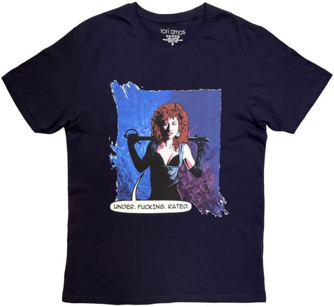 Tori Amos - Underrated Heren Tshirt - M - Donkerblauw