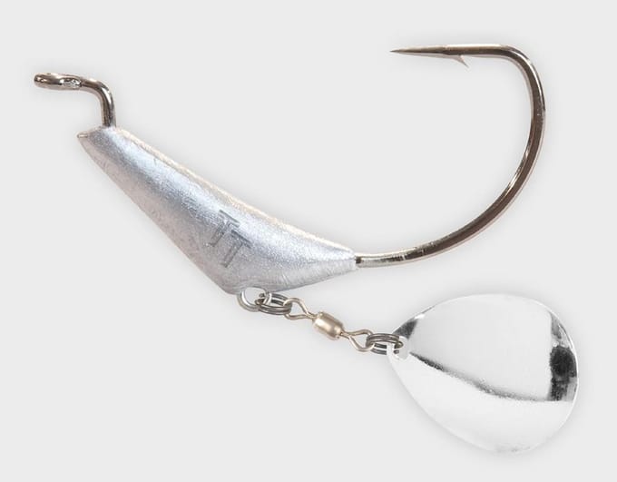 Tackle Tactics TT Chinlockz SpinZ NC Jig Head 3/8 oz 3/0 2/pak (7516)