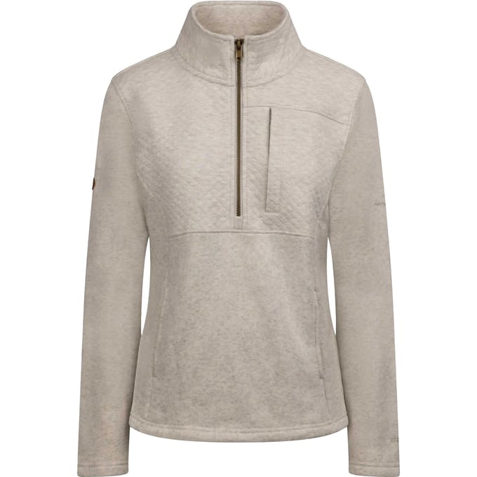 Trespass Dames/Dames Hoxie Marl Fleece Top (Crème Marl)