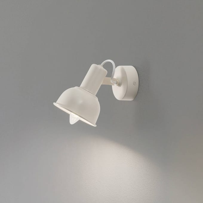 Argon Wandlamp Trogir, beige, Ø 11,5 cm, metaal
