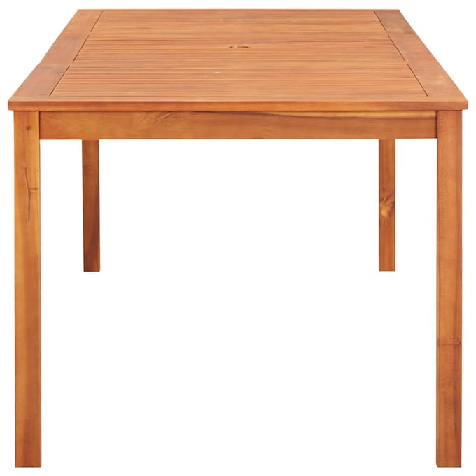 vidaXL - Tuintafel - 215x90x74 - cm - massief - acaciahout
