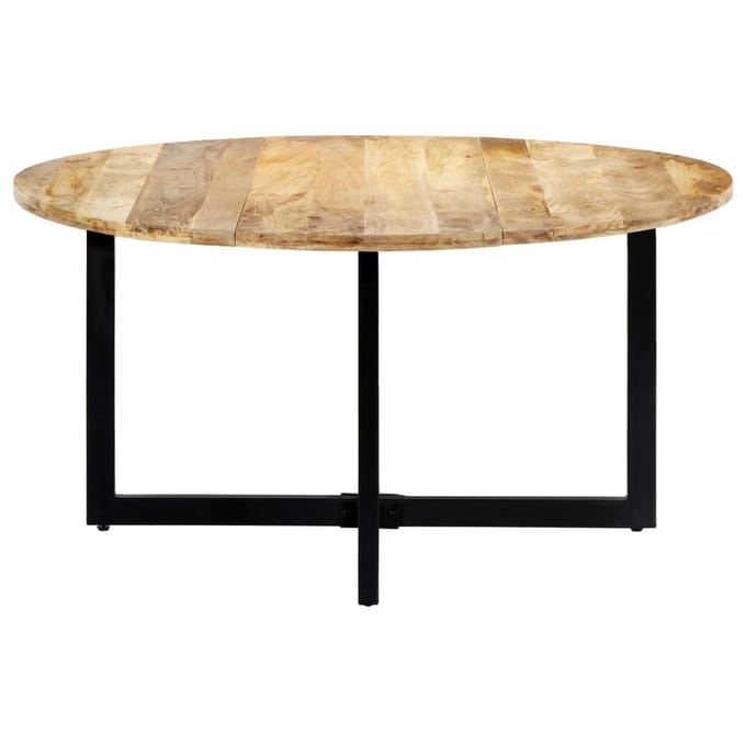 vidaXL - Eettafel - 150x73 - cm - massief - mangohout
