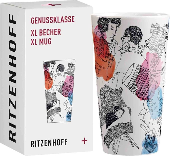 Kaffeebecher XL Genussklasse 525 ml