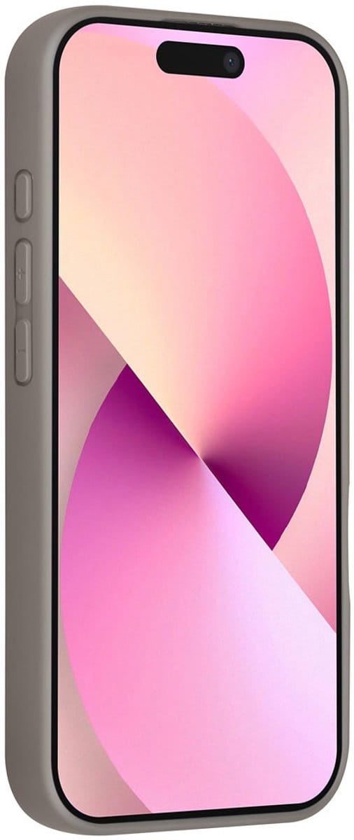 TUNIQ Back cover - iPhone 17 - Titanium Grey - MagSafe met Ring Kickstand