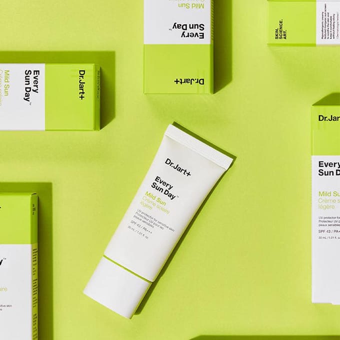 Dr.Jart+ Every Sun Day Milde Zonnebrandcrème SPF40 PA+++ Minerale Bescherming & Verzachtend 30ml gray