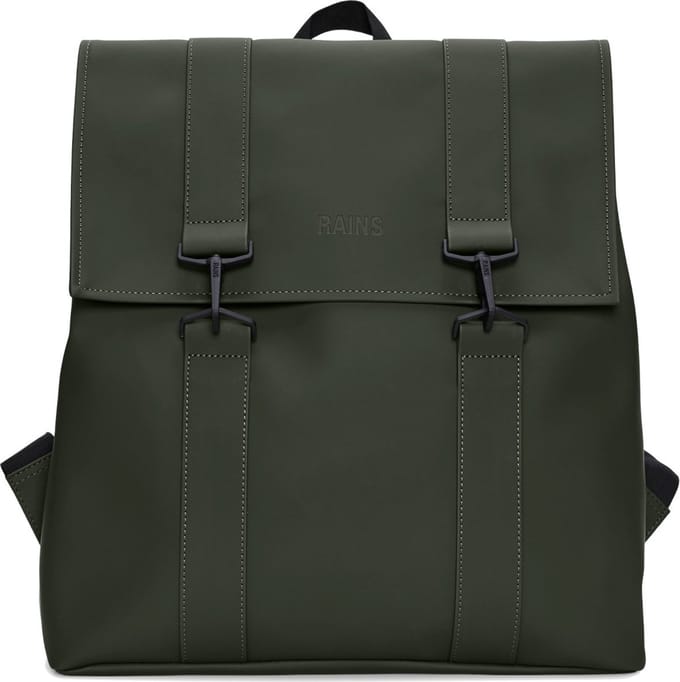 Rains MSN W3 Unisex Rugzak - Groen