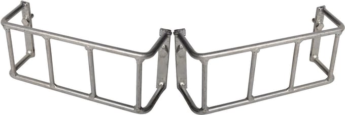 Set van 2 beschermrekken achterlicht staal - 225x110x65 mm