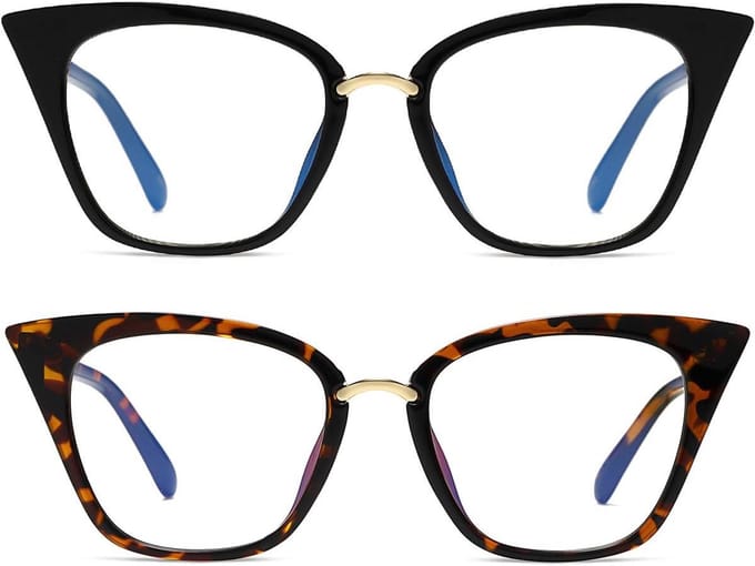 Anti-Blauw Licht Bril Dames Klein Montuur UV-Bescherming Computerbril