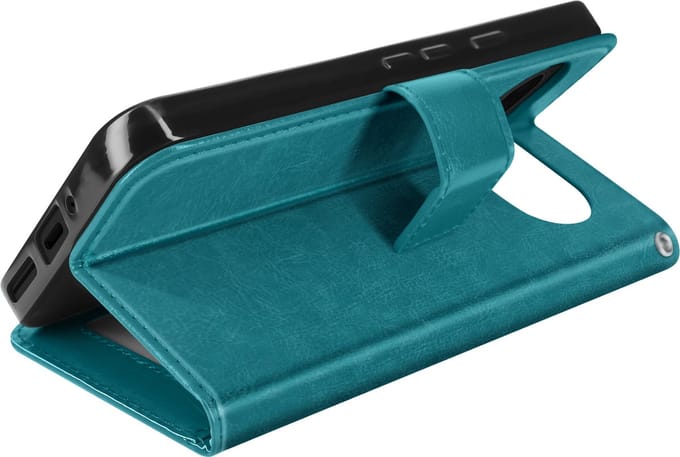 Mayaxess, Hoesje voor Google Pixel 9 Pro XL Portemonnee met riem, Turquoise