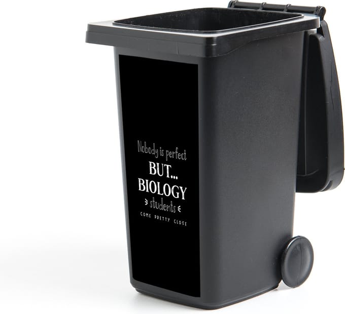 Container sticker Quote - Biologie - Studenten - 44x98 cm - Kliko sticker