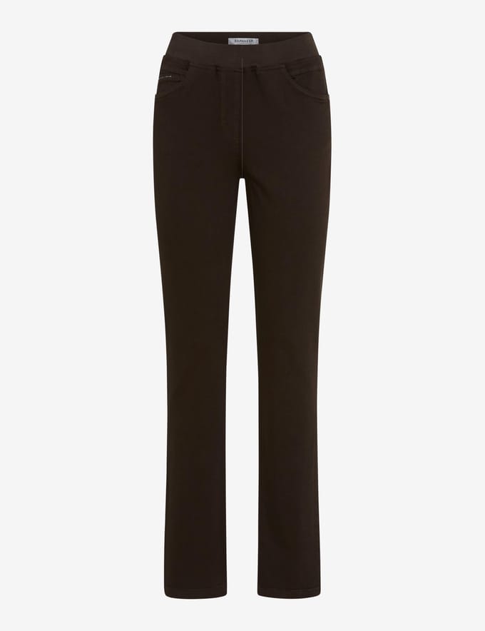 Raphaela by Brax Dames Jeans  Style PAMINA DARK CHOCOLATE, denim donkerbruin, maat 48