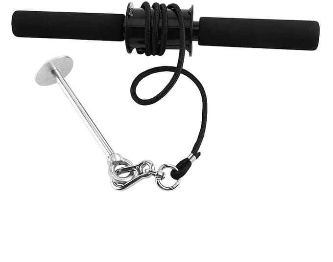 Dailygoods- Polsroller Stalen Constructie - Onderarmtrainer - Krachttrainingsapparatuur - Handkrachttraining - Antislipontwerp - Eenvoudig Gewichtsbeheer