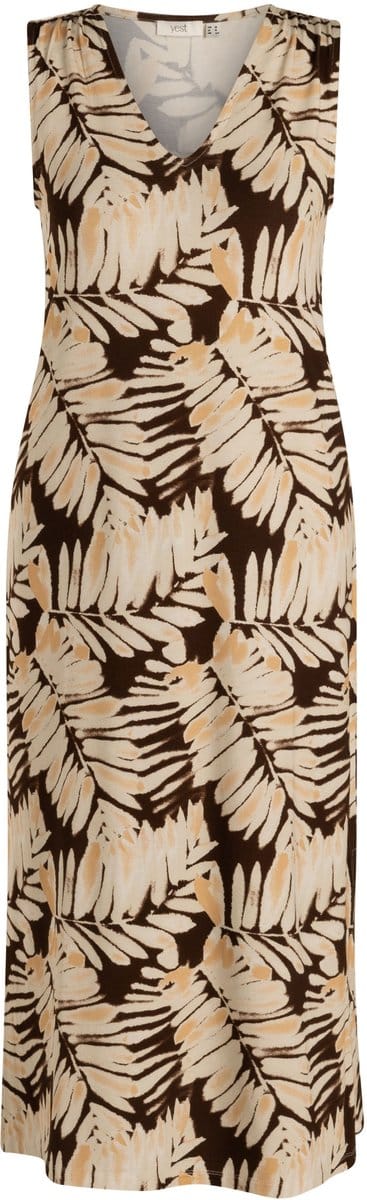YEST CURVE Nissa One pieces - Coffee Brown/Multi-C - maat 4(54/56)