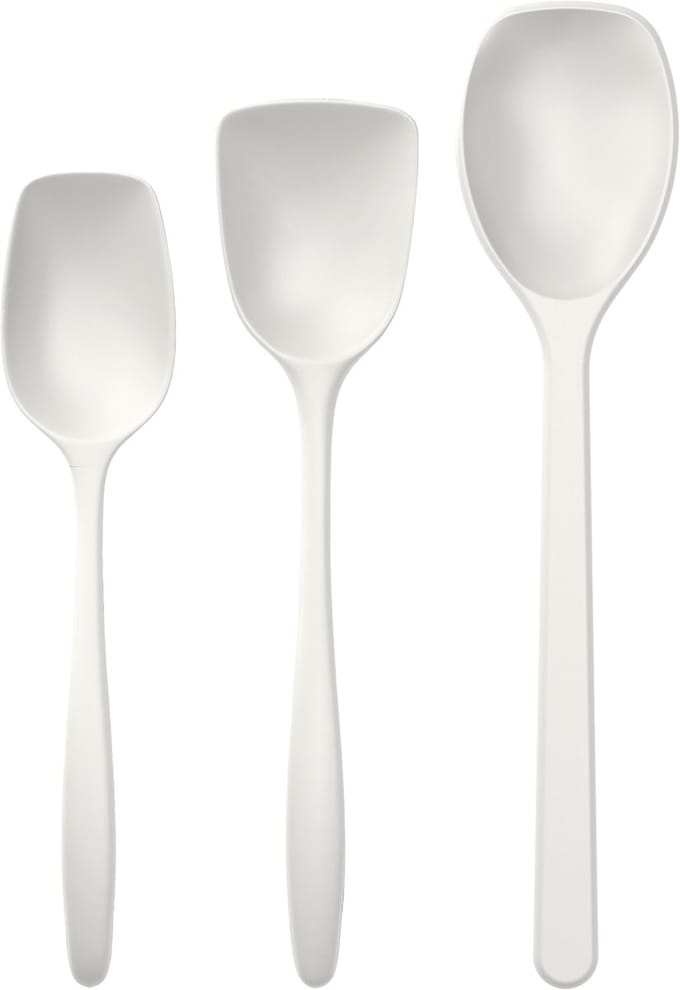 Rosti - Classic kitchen spoons Set of 3 - White