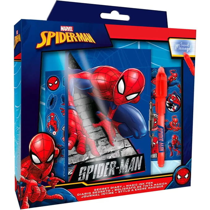 Journal intime en magische pen Kids Licensing Marvel Spiderman