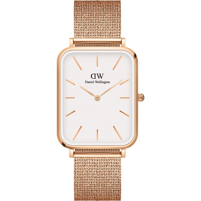 Daniel Wellington DW Watch Quadro Pressed Melrose W 29x36.5mm Rose Gold