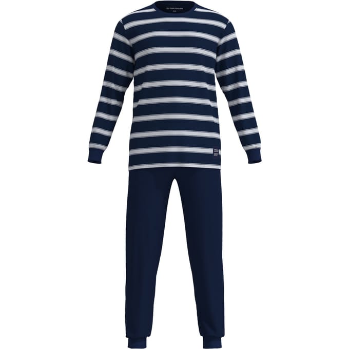 Tom Tailor Pyjama Lang Rundhalsausschnitt Pyjama