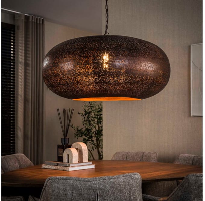 Hanglamp Cielo 1L Ø90 - Antiek koper