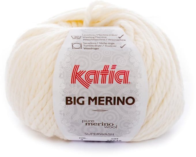 Katia Big Merino - 03 ecru - Wol/Acryl Garen