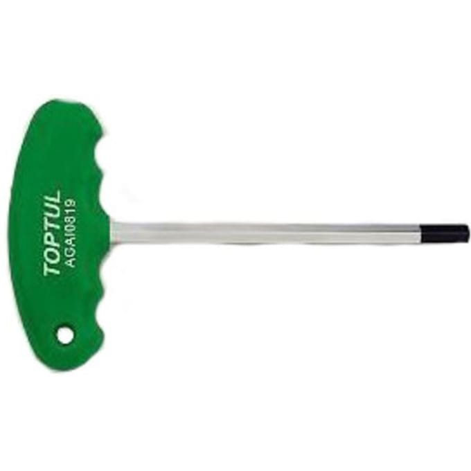 Zeskant stiftsleutel HEX TOPTUL 6 mm T-Griff