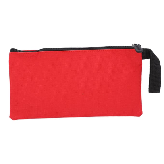 Canvas Gereedschapstas Duurzaam Waterdicht Draagbare Canvas Ritszak voor Opslag van ItemsRood red
