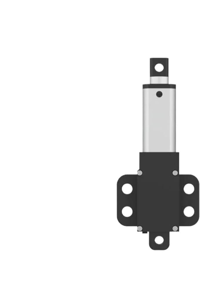 Lineaire Motor - Elektrische Duwstang - Robotica Projecten - Compact Ontwerp - 100mm Slag - Zwart