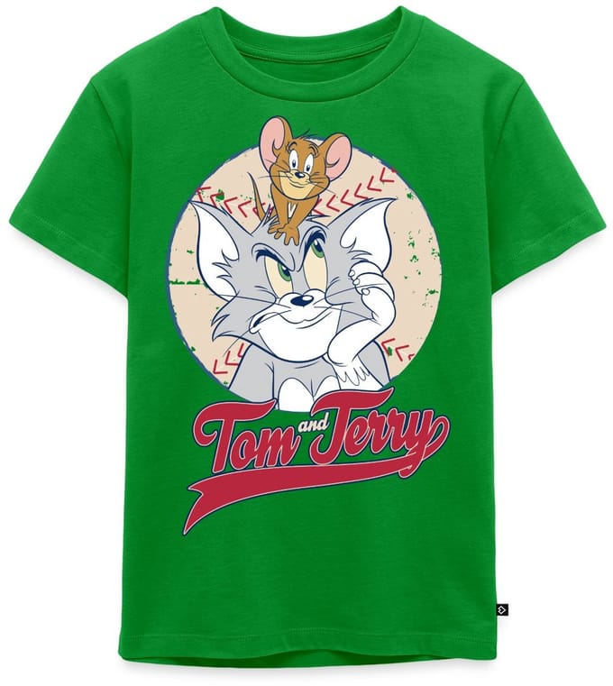 Tom En Jerry Baseball Premium T Shirt Kinderen