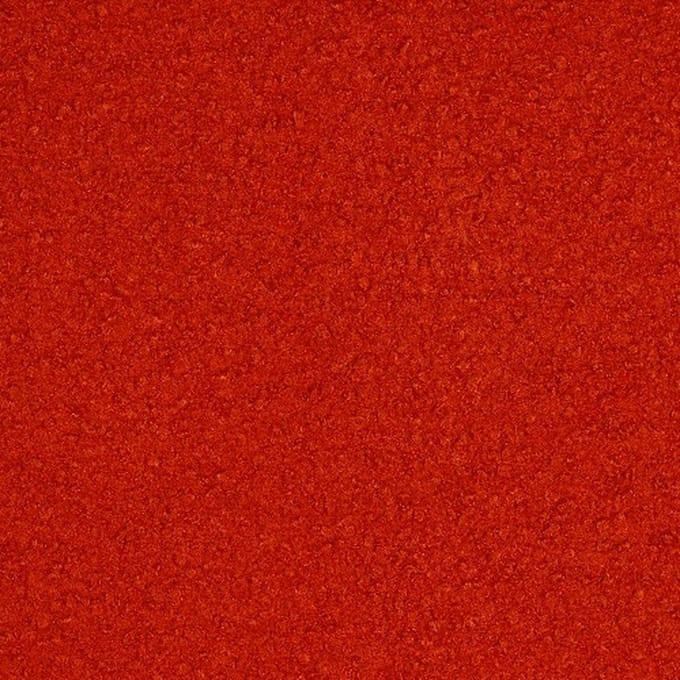 10 meter bouclé stof - Roest - 150cm breed