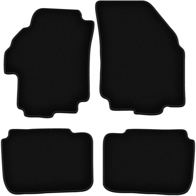 BASIC zwarte veloursmatten voor: Suzuki Liana hatchback, sedan, stationwagen (2001-2004)