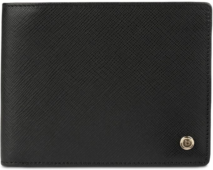 bugatti portemonnee Roccia Wallet with Flap Black zwart