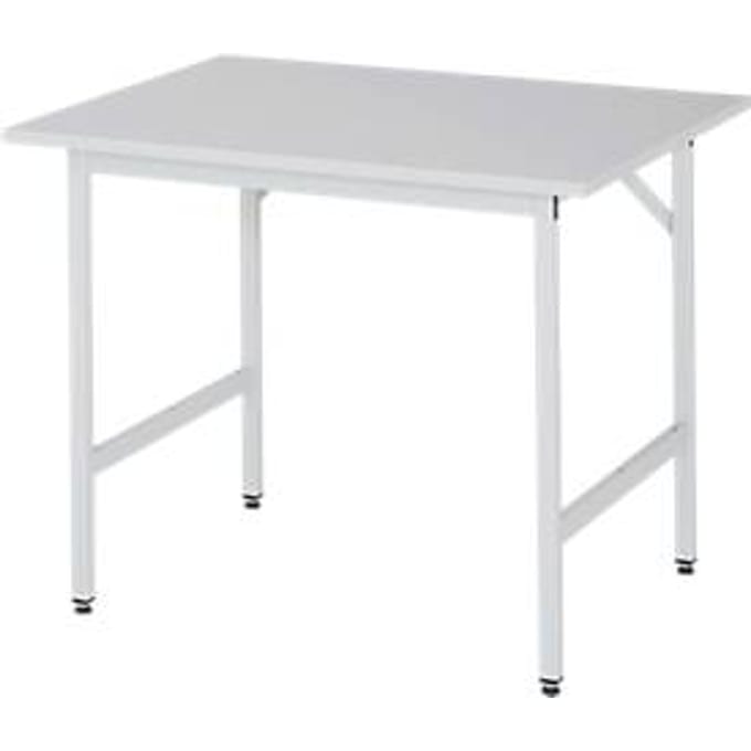 RAU werktafel, melamine blad, 1000 x 800 x 800-850 mm