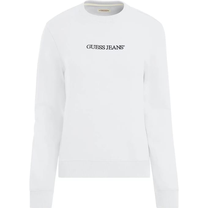 Guess Jeans W4yq10kc811 Sweatshirt Wit M Vrouw